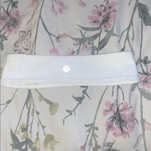 Lululemon white headband